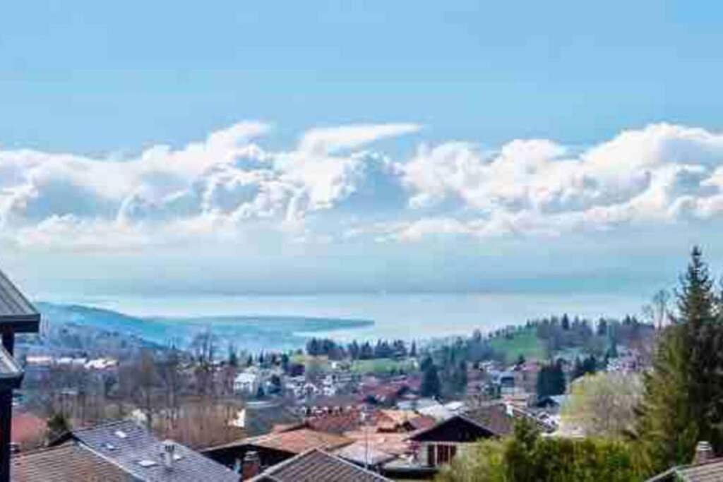 Duplex en station vue sur lac Leman Thollon-les-Mémises Extérieur photo